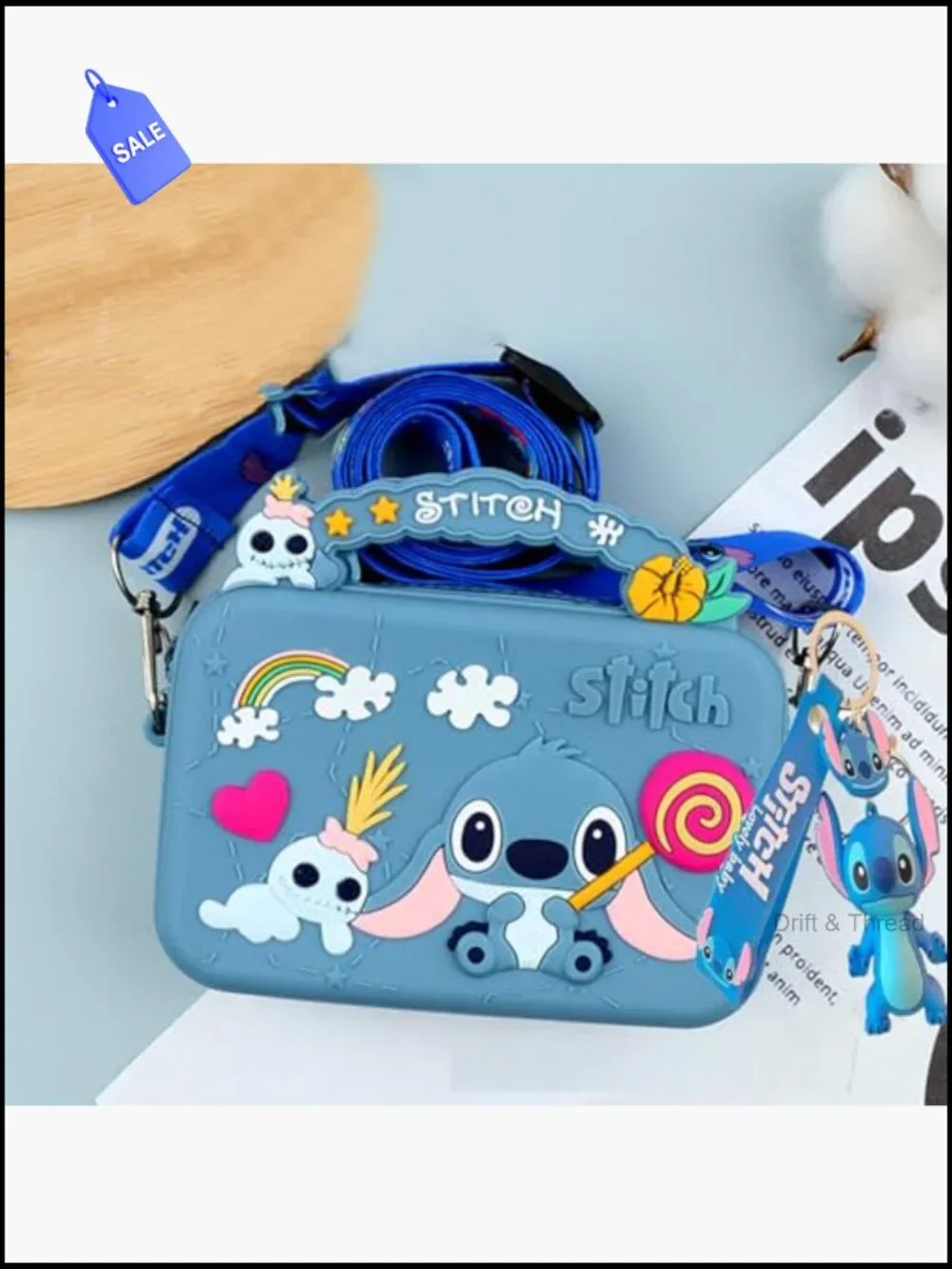 Silicone Crossbody Bag with Adjustable Strap, Coin Pouch & Wallet for Teens